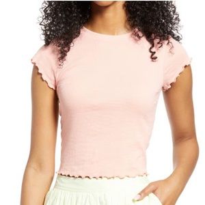 bp. pink lettuce edge tshirt